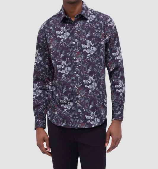 Bugatchi Uomo - Long Sleeve Julian Woven Shaped