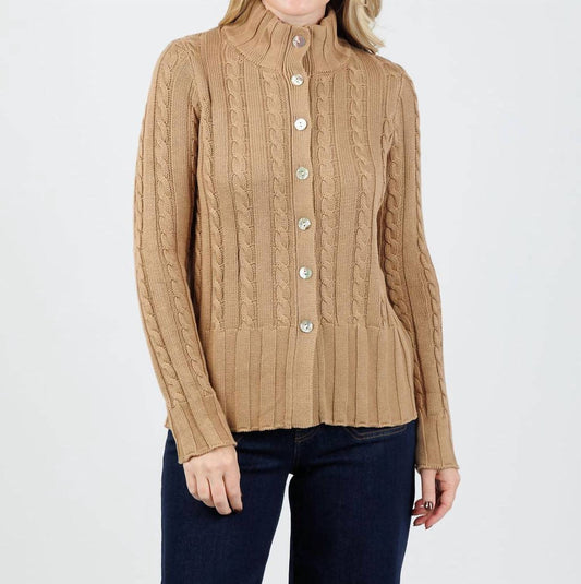 Hinson Wu - Charlie Cable Long Sleeve Cardigan
