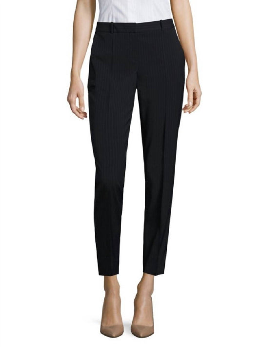 Hugo Boss - Tiluna Striped Wool Ankle Pants