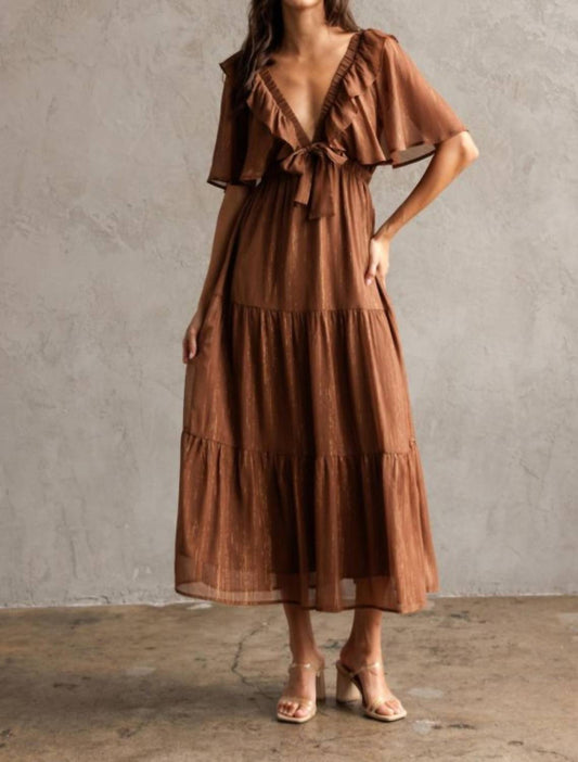 Storia - Juliet Tie Front Tiered Dress