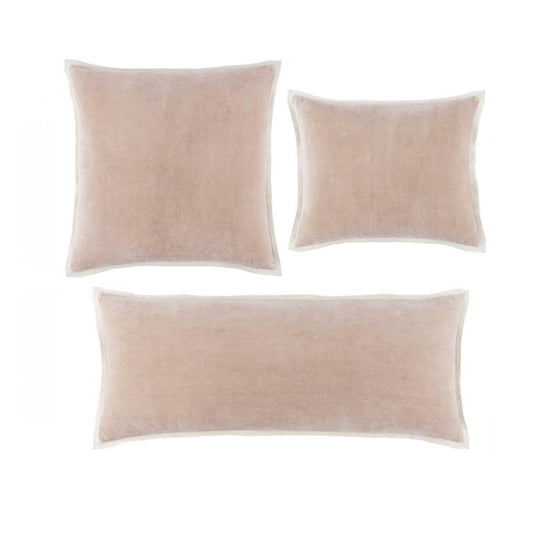 Annie Selke - Gehry Velvet / Linen Decorative Pillow