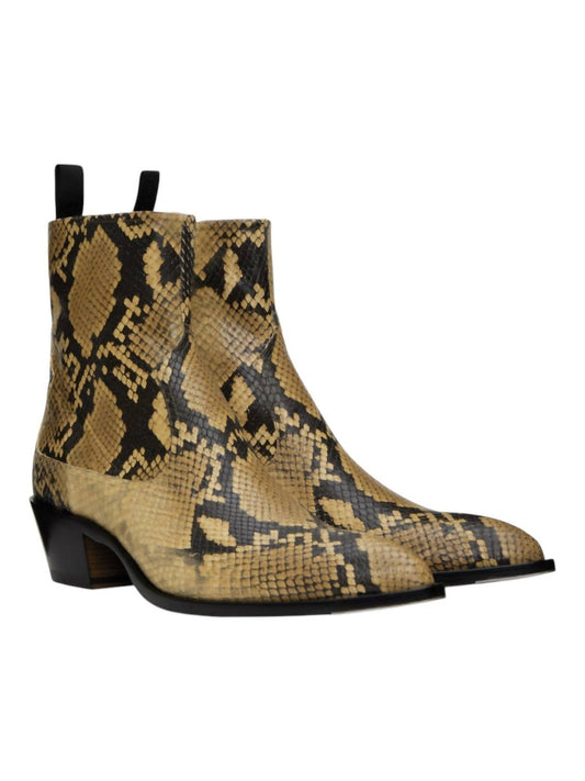 Bally - Men's Gaiman Rhu Snake Embossed Leather Boots