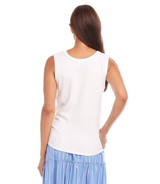 Karen Kane - Women's Tie Front Tank Top