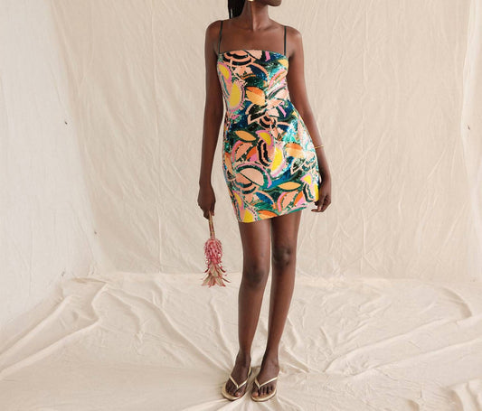 Saylor - Women's Dasha Fruit Sequin Mini Dress