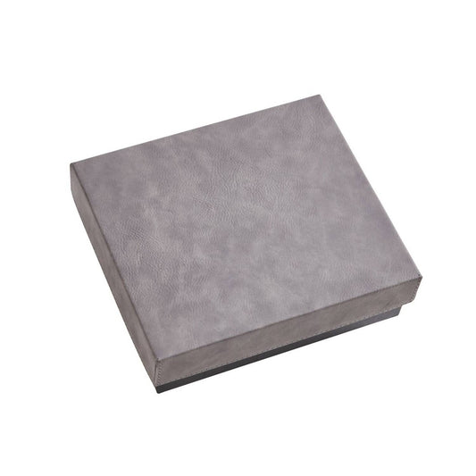 Creative Gifts International - Leatherette Flask & Stainless Steel Shot Glass Set