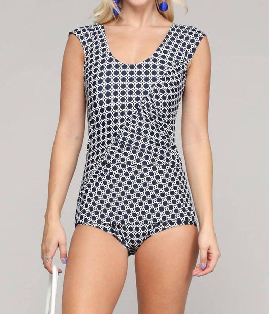 Marina West Swim - Cap Shoulder One Piece Swimsuit