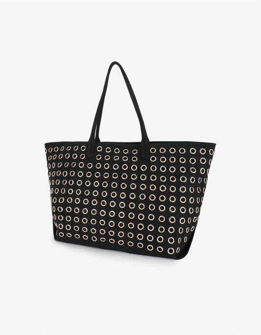 Remi/Reid - Women's Eliana Grommet Canvas Tote Bag