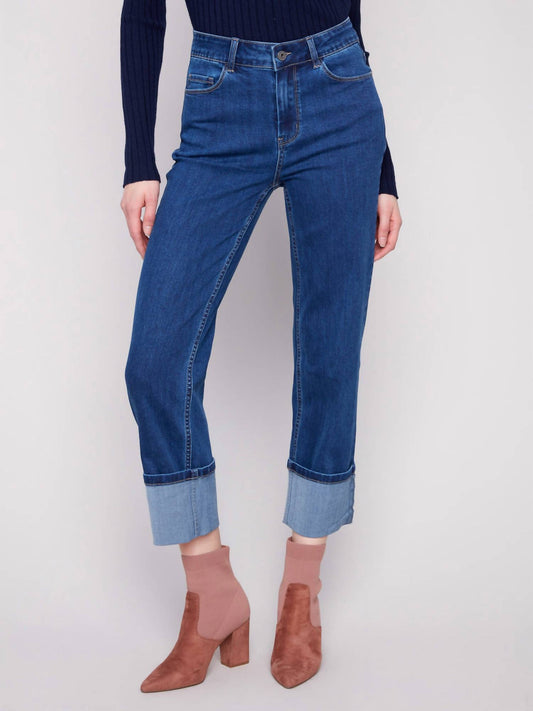 Charlie B - Wide Cuff Straight Leg Jeans