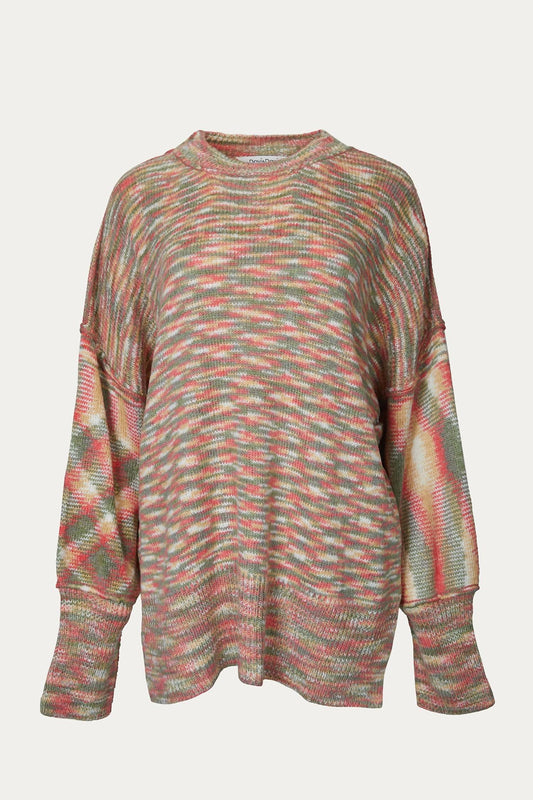 SPACE-DYE OVERSIZED SWEATER