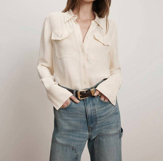 Veronica Beard - Pepper Button Down Blouse