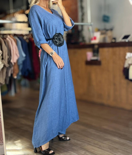 Puro Lino - Women's Cairo Linen Jumpsuit