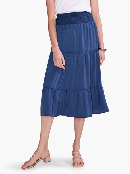 Soft Drape Tiered Skirt