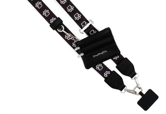 Save The Girls - Women's Clip & Go Phone Purse Crossbody Strap Zippered Pouch