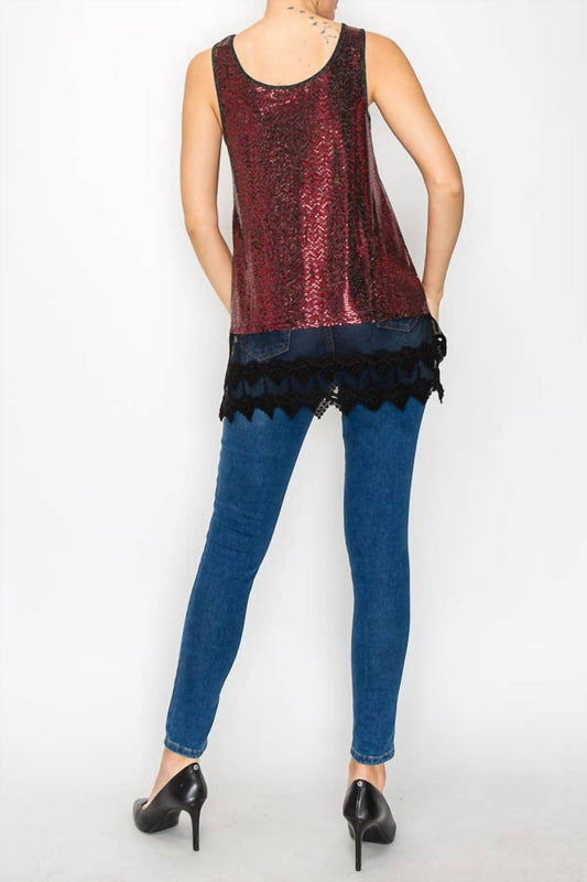 Origami - Women's Sparkly Tank Top