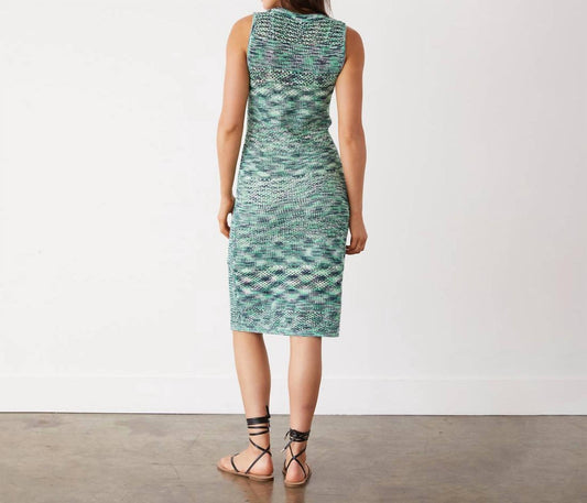Monrow - Crochet Space-dye Tank Midi Dress