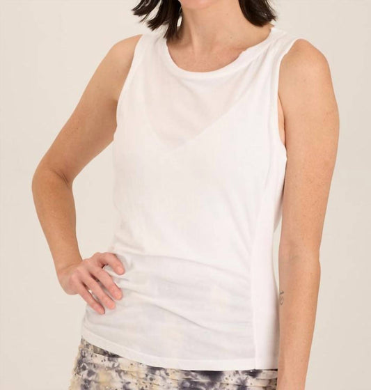 Xcvi - Rexel Jersey Rib Insert Shirred Tank