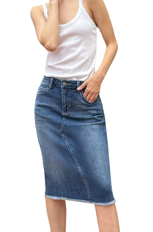 Wash Lab - Reveal Denim Mini Skirt