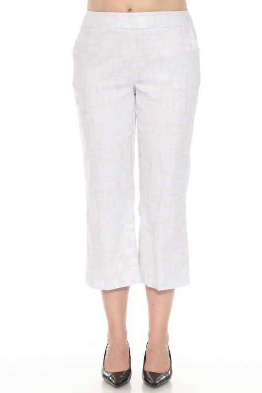 Joseph Ribkoff - Geometric Scribbles Pull On Culotte Pants