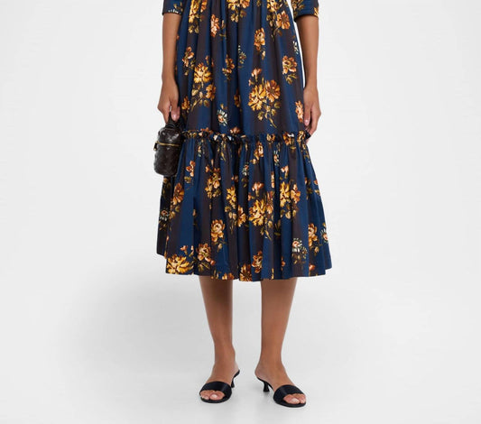 Cara Cara - Hill Printed Cotton Sateen Midi Dress