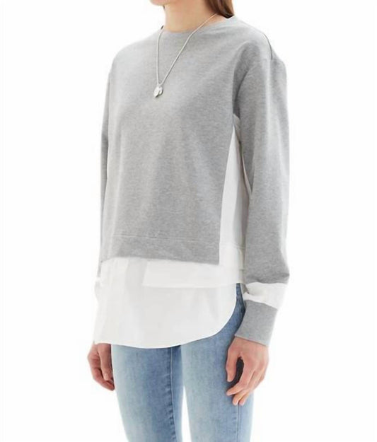 Chrldr - Melissa Mixed Media Sweatshirt