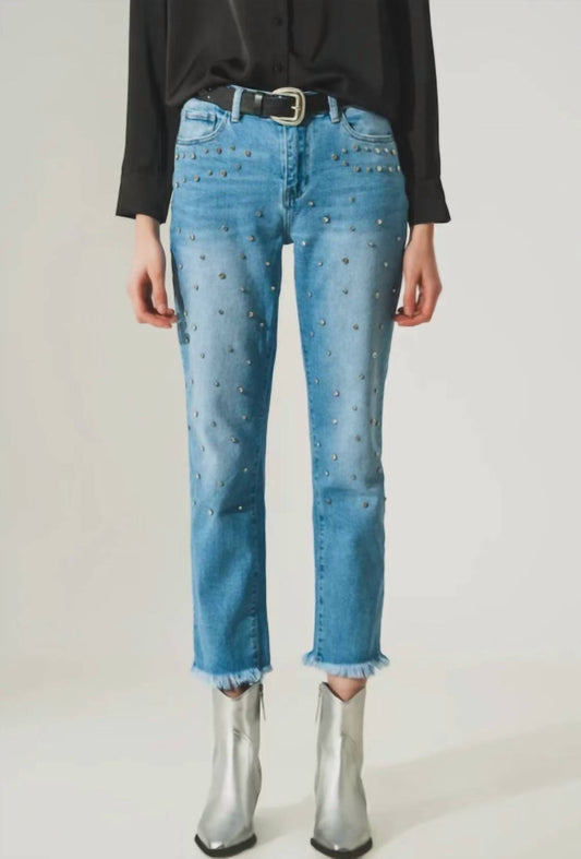 Q2 - Women's Largo Rhinestone Jeans