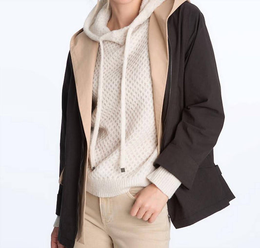 Elliott Lauren - Two Tone Hooded Jacket