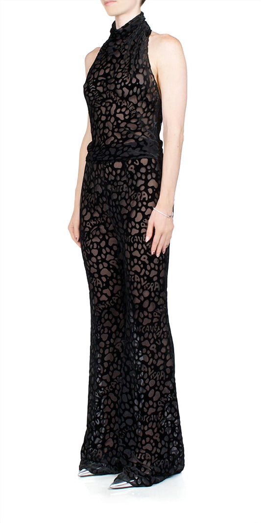 Priscavera - Pv Paws Fitted Flared Pants