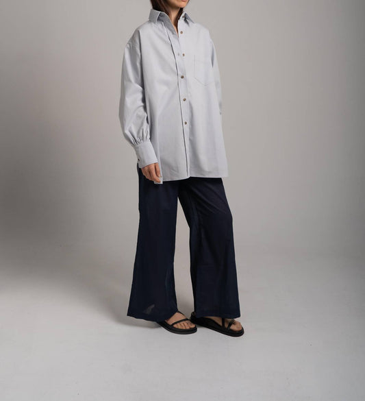 Sloan - Cotton Poplin Boyfriend Button-down Shirt