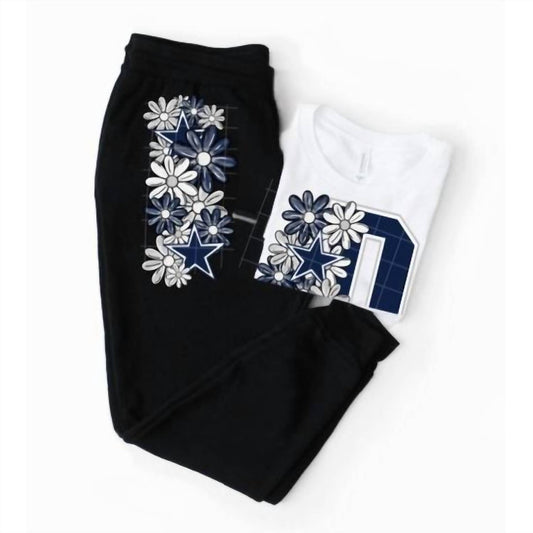 Gildan - Unisex Cowboy Floral “d” Comfort Fleece Sweatpants