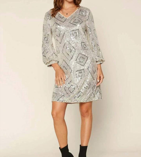 Skies Are Blue - Sequin Dancing Queen Dress