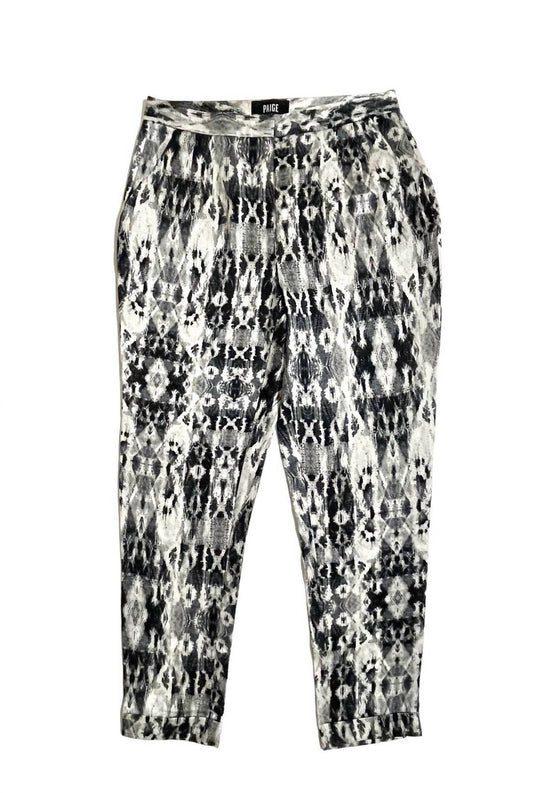 Paige - Women's Abstract Print Dress Trousers