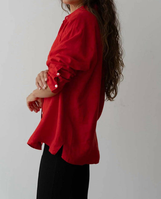 Donni. - Women's Linen Relax Shirt