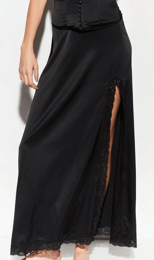 Vannina Vesperini - Silk Slit Maxi Skirt