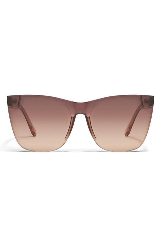 Quay - Women's Come Thru 144mm Gradient Cat Eye Sunglasses
