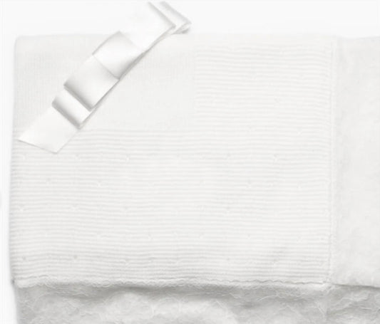 Juliana - Baby Lace Trim Blanket