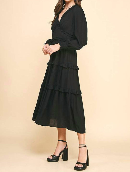 Pinch - Lulu Long Sleeve Maxi Dress