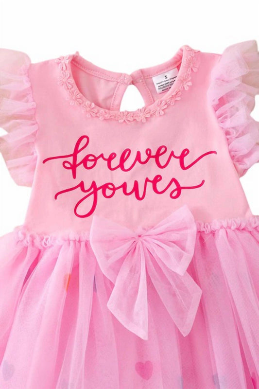 Kidscharm - Girl's "Forever Yours" Tulle Dress