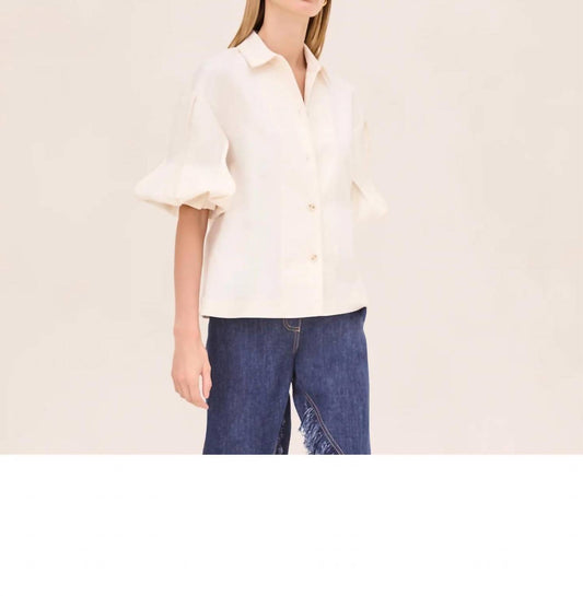 Alexis - Elsie Button Front Top