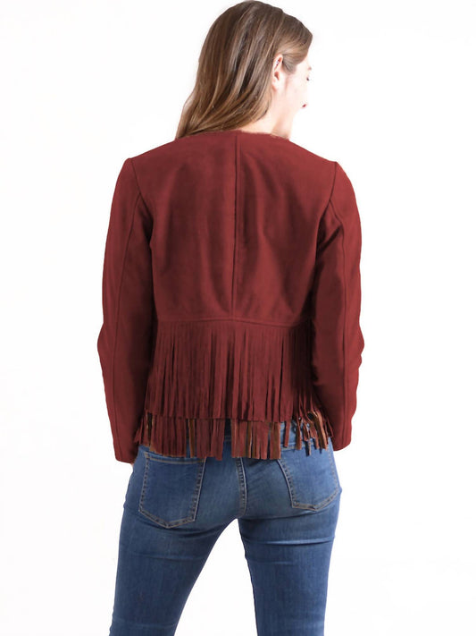Cigno Nero - Zita Suede Fringe Jacket