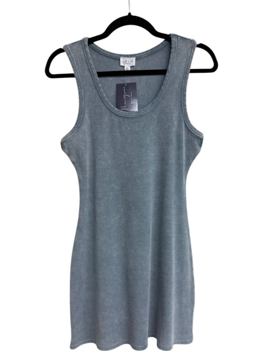 Le Lis - Women's Sleeveless Washed Ribbed Mini Dress