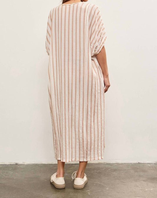 Mustard Seed - Front Button Closure With Tied Tunic Dress