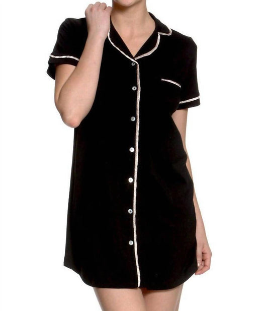 Twelve Eighty Eight - Sophie Basic Short Sleeve Nightshirt