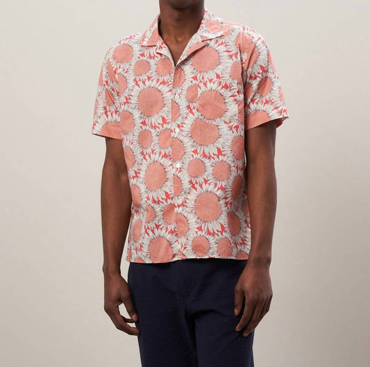 Hartford - Plam Liberty Print Cotton Shirt