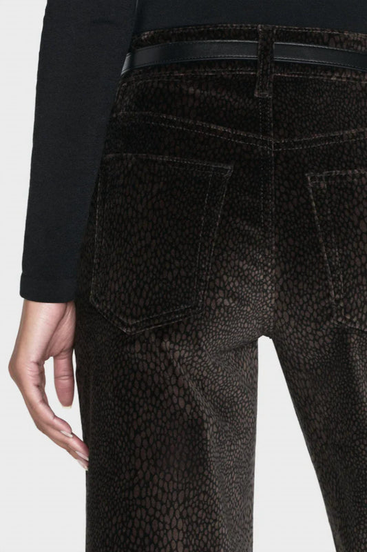 Frame - Le Slim Palazzo Velveteen Pants