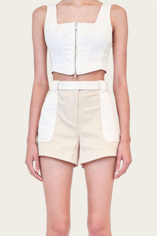 Simkhai - Lourie Belted Shorts