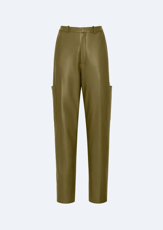 Lapointe - Stretch Faux Leather Tapered Trouser
