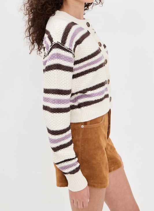 Free People - Lila Stripe Cardigan