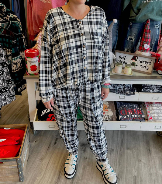 White Birch - Women's Plaid Pj Set