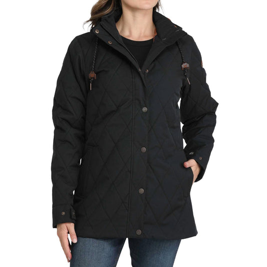 Cinch - Women's Quilted Snap Barn Coat