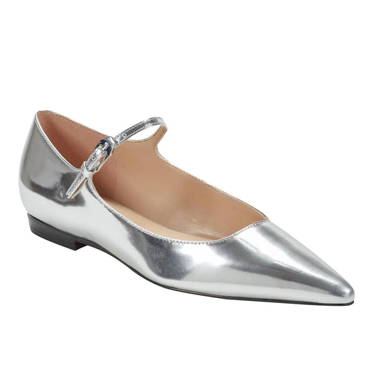 Marc Fisher - Women's Trella Leather Mary Jane Flat